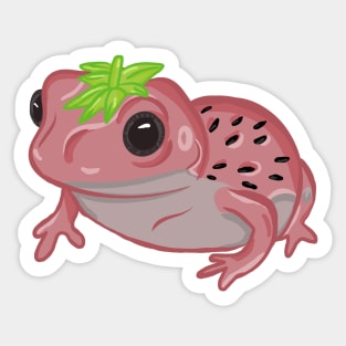 Strawberry Frog Sticker